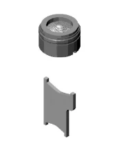 DORNBRACHT WSS Mousseur avec fente M24x1 8,0 l/min. chromé