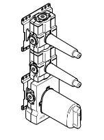 Dornbracht INC xTOOL module thermostatique modèle encastré avec 2 vannes d'arrêt 3/4"