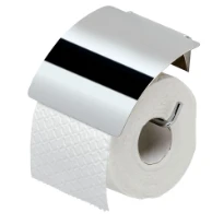 Geesa Hotel porte-rouleau inox avec couvercle