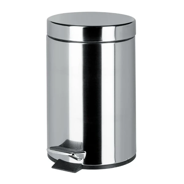 Geesa Hotel poubelle à pédale, 3 L, inox poli