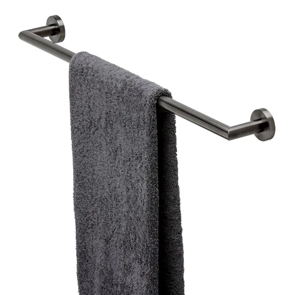 Geesa Nemox BBM Wandhanddoekhouder 60 cm Brushed Black Metal