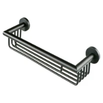 Geesa Nemox Black support flacons et éponge, noir