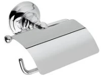 Cottage Classica porte-rouleau chromé avec couvercle