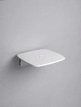 Aquaware 300 douchezit opklapbaar - wit/chroom
