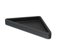 Geesa Frame tablette de coin noir / noir