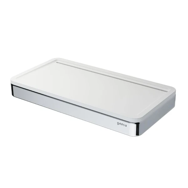GEESA Frame Universeel Planchet Wit / Chroom