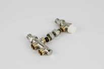 Begetube set à trois voies thermostatisable 100% connexion au sol avec vanne équerre inversée 1/2 x M24