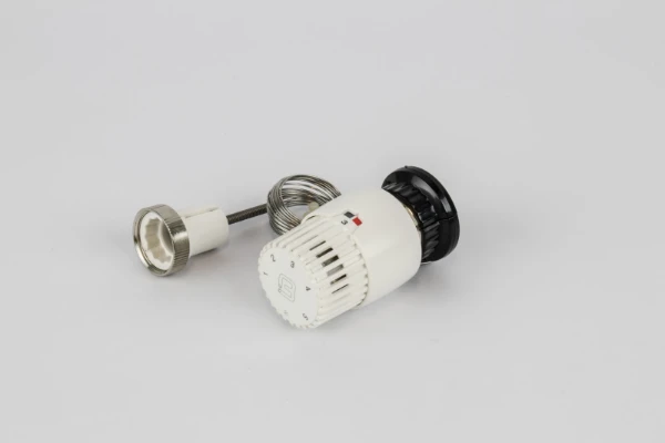 Begetube thermostaatkop type 3000 - wit - met afstandsbediening (opbouw) - capillair 2 meter