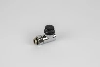 Begetube Optima vanne de radiateur droit thermostatisable 1/2 x 1/2 - avec valeurs kV réglables - chromé