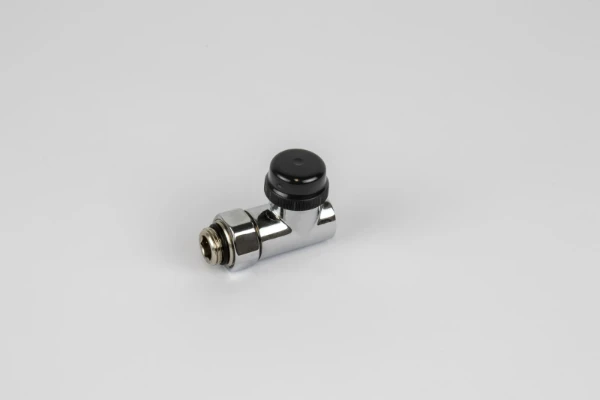 Begetube Optima vanne de radiateur droit thermostatisable 1/2 x 1/2 - avec valeurs kV réglables - chromé