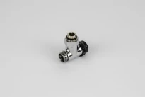Begetube Optima vanne de radiateur équerre thermostatisable 1/2 x M24 - avec valeurs kV réglables - chromé