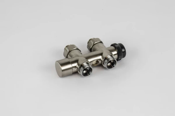 BLOC H BEGETUBE OPTIMA 1/2 X M24 inox droit p/raccord.au sol avec bypass reglable