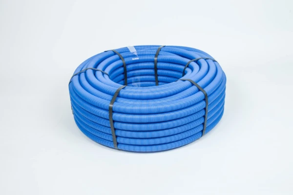 Begetube (79920201) PE tuyau avec gaine 23 mm (rouleau 50m) - bleu - prix par mètre