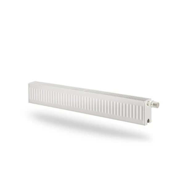 Radson Integra Plint droite radiateur plint H200xT22xB600 - 467 W (EN442/75/65/20) - Ral 9016 Blanc signalisation