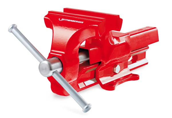 070705X Rothenberger bankschroef 0-120 mm met pijpklemming, bekbreedte 120mm