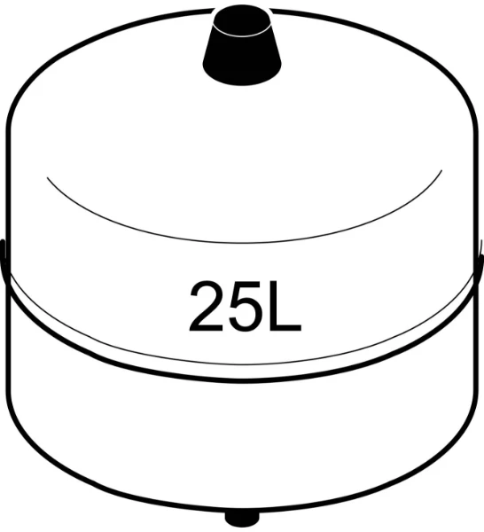 BULEX Vase d'expension 25 litres