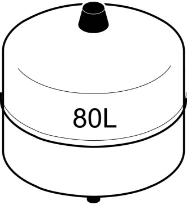 BULEX Vase d'expansion 80 litres