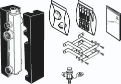 BULEX Evenwichtsfles WH40 3,5m³/h, aansluitingen 2" (enkel voor FAS45)