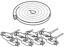 Bulex Tuyaux double en cuivre préisolé (Ø 8/10mm) avec fil capteur (2 x 0,5 mm²) - longueur = 10m