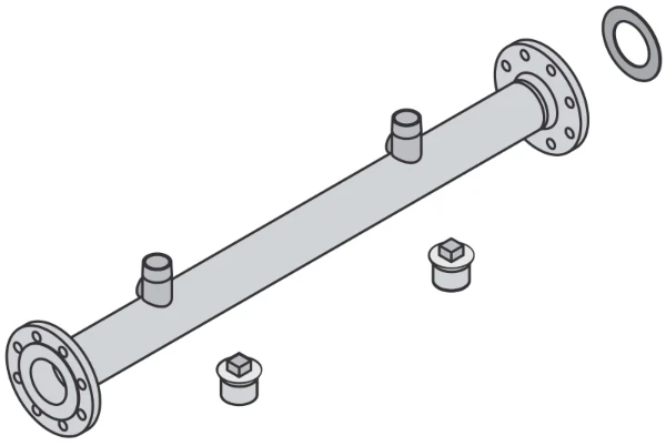 Bulex Acces Gas collector DN50, uitbreiding voor 2/4 ketels