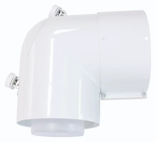 Bulex coude 87° 80/125 avec couvercle d'inspection