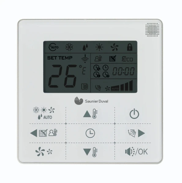 Bulex GeniaFan option de contrôle électronique filaire pour mur ou cassette SD 4-WC WK