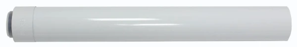 Bulex RGA concentrique PP/acier allonge (longueur 1000mm) 80/125 mm