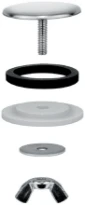 Blanco bouchon 48 mm inox