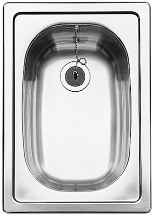 Blanco Top évier encastrable 3x4 - 1 bac 470 MM - 330 MM o inox sans égouttage réversible santiné