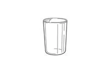 GOBELET INDA verre pour porte-verre