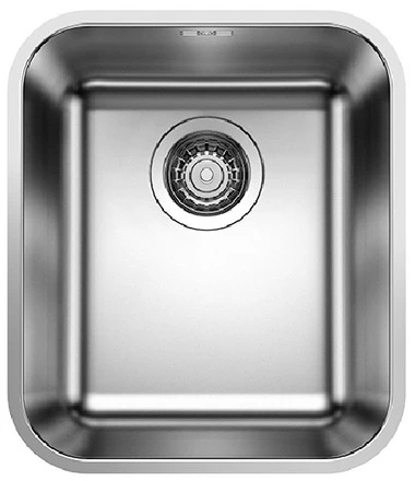 ONDERBOUW SPOELTAFEL BLANCO SUPRA 340-U 1 bak inox satijnglans met manuele lediging 3 1/2"