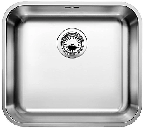 EVIER SOUS-ENCASTRABLE BLANCO SUPRA 450-U 450 MM - 400 MM o 175 MM ! inox 1 cuve satine - vidage manuel