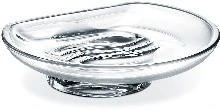 Inda Export porte-savon transparent plastique