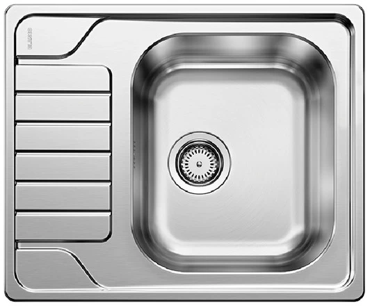 Blanco Dinas évier encastrable réversible incl garniture inox 18/10 45S Mini 60.5x50cm
