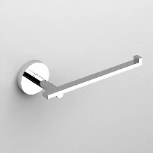 Clou Flat porte-rouleau sans couvercle - chromé