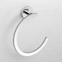Clou Flat porte-serviettes anneau chromé