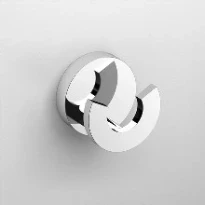 Clou Flat patère double - chromé