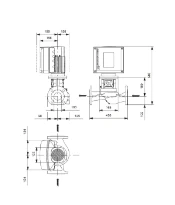 Grundfos In-line pompe TPE3 100-40 S-A-F-A-BQQE-CYA