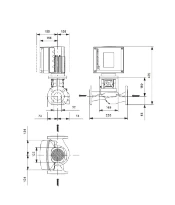 Grundfos In-line pompe TPE3 32-120 S-A-F-A-BQQE-CYB