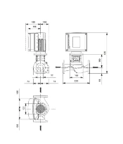 Grundfos In-line pompe TPE3 32-120 S-A-F-A-BQQE-CYB