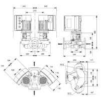 Grundfos In-line pompe TPE3 D 100-180 S-A-F-A-BQQE-IWB