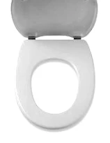 Pressalit Pinocchio siège des toilettes - blanc - scharnier BB5 inox - pour toilet d'enfants