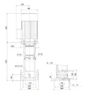 GRUNDFOS CR32-2-2 A-F-A-E-HQQE 3x400D 50 HZ