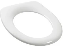 Pressalit 2000 toiletzitting zonder deksel - wit - scharnier UN3 inox