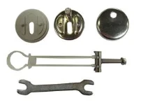 CHARNIERE PRESSALIT UNI inox a/fixation de bascul par paire - pour siege calmo-delight