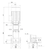GRUNDFOS CRN32-6-2 A-F-A-E-HQQE 3x400/690 50 HZ