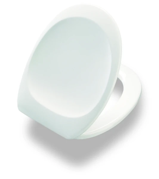 Pressalit Dania Rehab verhoogd siège des toilettes (+10 cm) - blanc - met spatscherm
