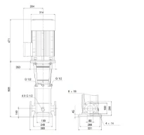 GRUNDFOS CR45-4 A-F-A-E-HQQE 3x400/690 50 HZ