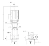 GRUNDFOS CR45-6-2 A-F-A-E-HQQE 3x400/690 50 HZ
