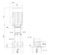 GRUNDFOS CRN45-3-2 A-F-A-E-HQQE 3x400/690 50 HZ